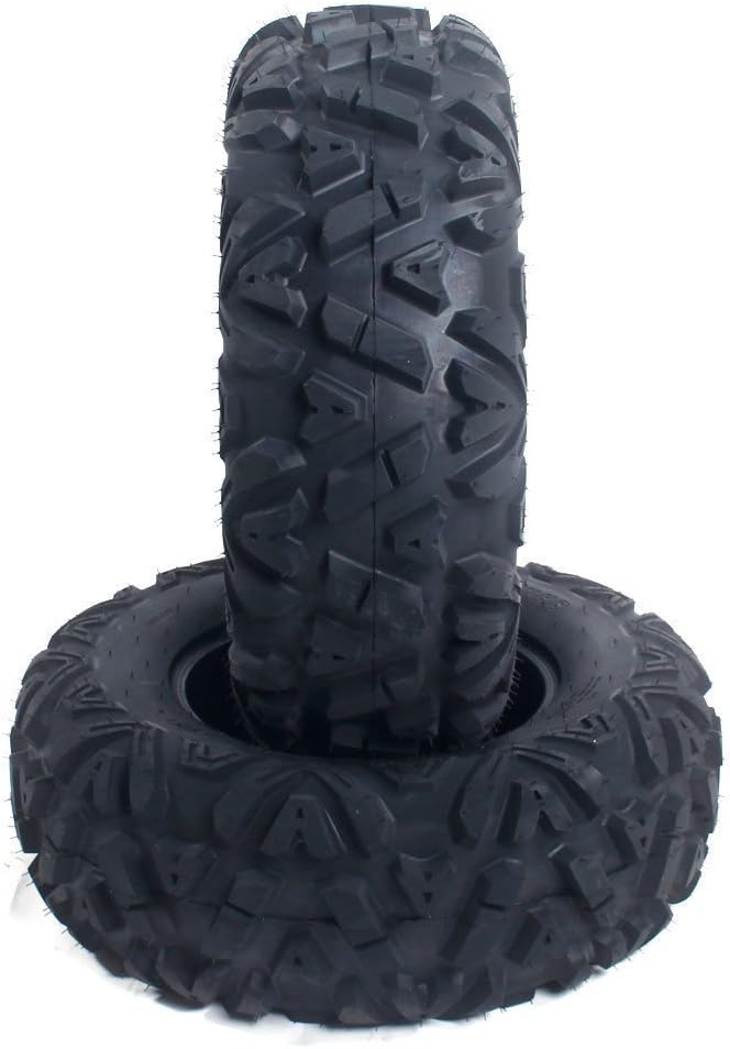 SUNROAD Set of 2 ATV UTV 26x9-12 Tires Mud Tire 26-9-12 Tires All-Terrain 6 Ply Tubeless