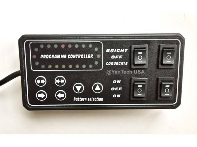 YanTech 49L21B 49 inch Amber LED Emergency Light Bar Flashing Tow/Plow Truck Wrecker w/ Brake u0026 Cargo Lights