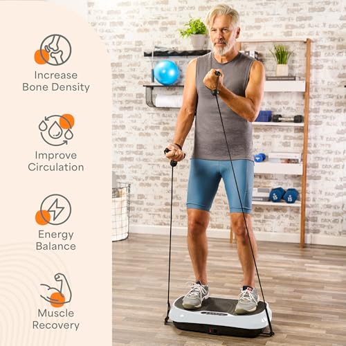 LifePro Waver Mini Vibration Plate Exercise Machine – Portable Full Body Vibration Platform for Home & Travel Workouts, Weight Loss