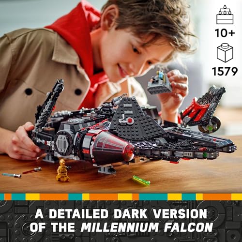 LEGO Star Wars The Dark Falcon Buildable Starship, Star Wars Toy Vehicle Set for Boys and Girls