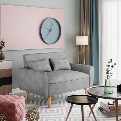 Vongrasig 47" Small Modern Loveseat Sofa