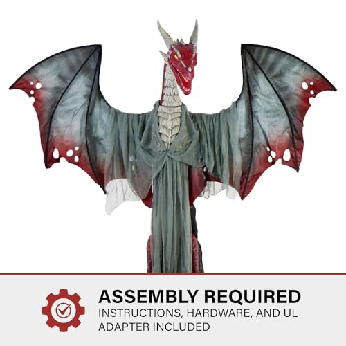 Haunted Hill Farm Motion-Activated 7.5-Ft. Tall Smoldering Ghoul