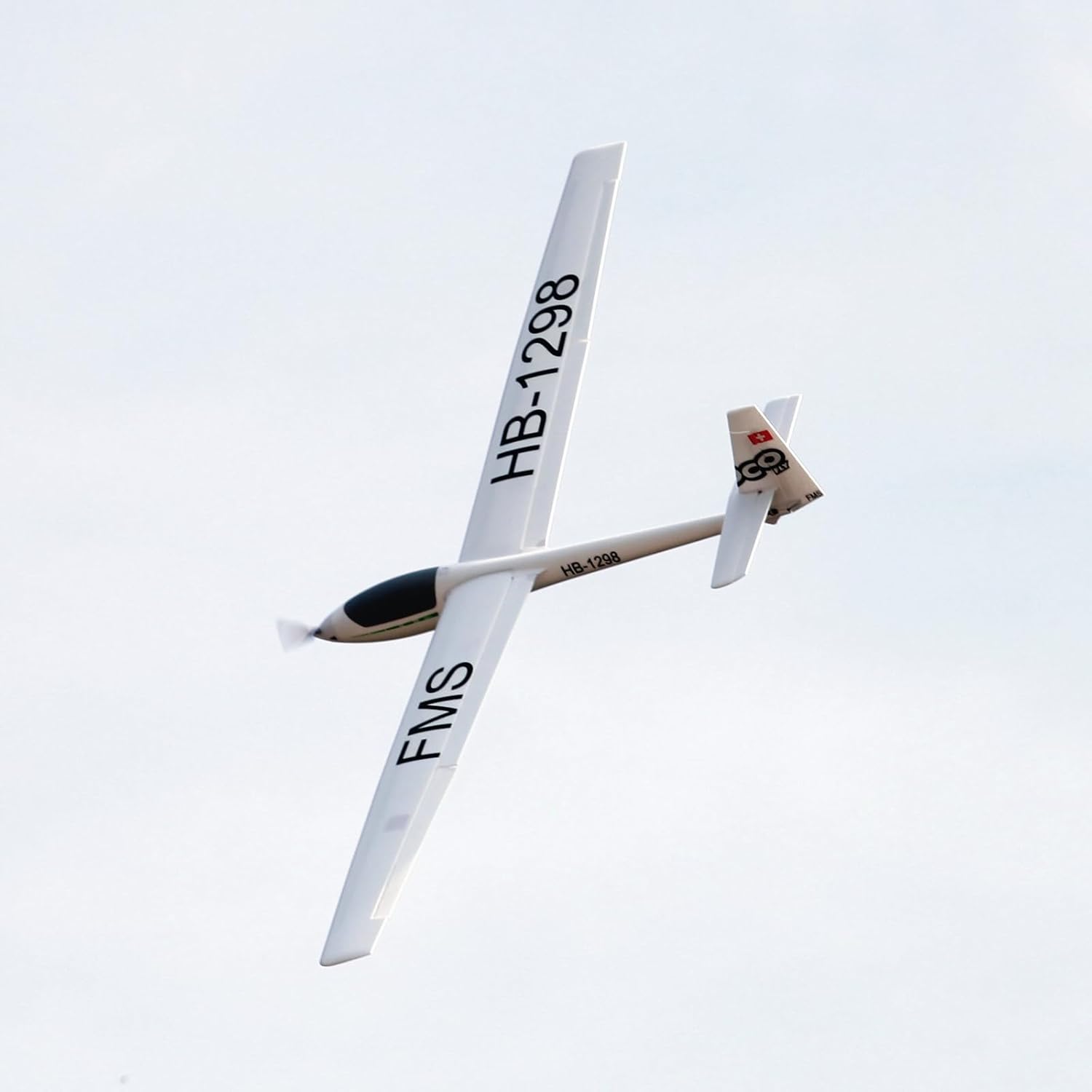 Fms Rc Planes for Adults Remote Control Airplane 2500mm ASW-17 EP Glider Hobby Rc Airplanes PNP (NO Radio, Battery, Charger)