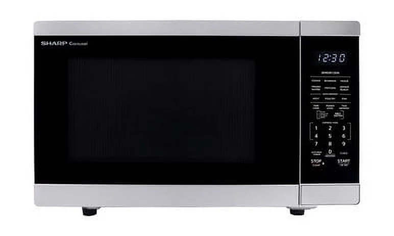 Sharp 1.4 Cu. Ft. Black Mirror Countertop Microwave Oven