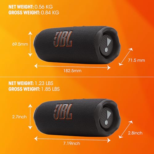 JBL Flip 7 - Portable Waterproof and Drop-Proof Speaker, Bold Pro Sound with AI Sound Boost, 16Hrs of Playtime