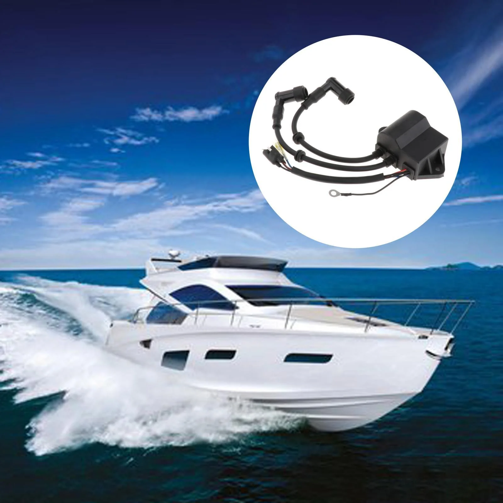 CDI Electric Motor Unit, CDI Assembly, Suitable for A Outboard Motor, DT6 DT8 32900-98101 Replacement accessories