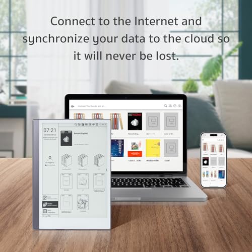 Android E-Ink ePaper Tablet, Paperwhite eBook Reader Digital Notebook for Note Taking, Drawing Paper White Graphics Notepad with Stylus and Case