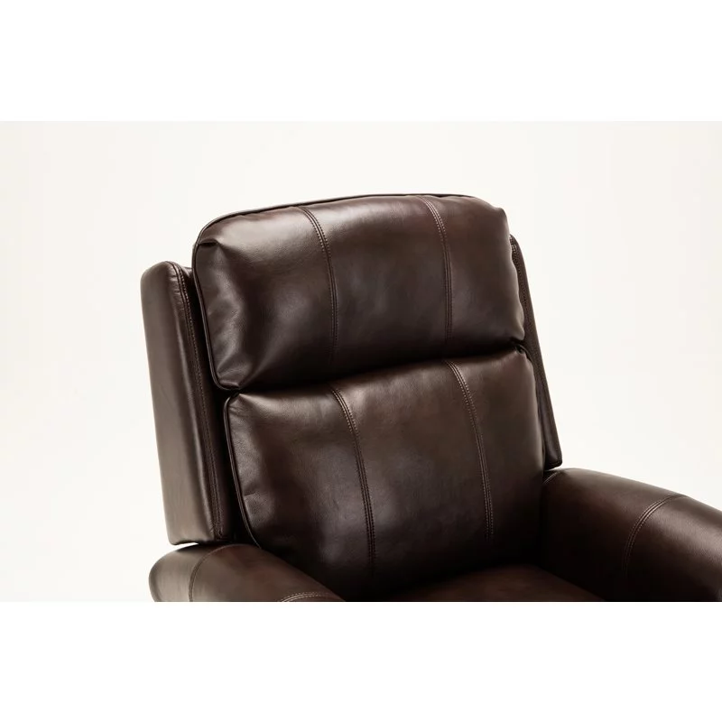 Bowery Hill Traditional Styled Faux Leather Lift Chair in Brown