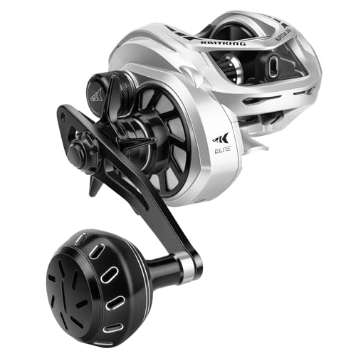 KastKing Kapstan Elite 300 Baitcasting Fishing Reel, Low Profile, Large Capacity Casting Reel, Graphite Frame, 35 lbs. Drag 5.4:1 Ratio