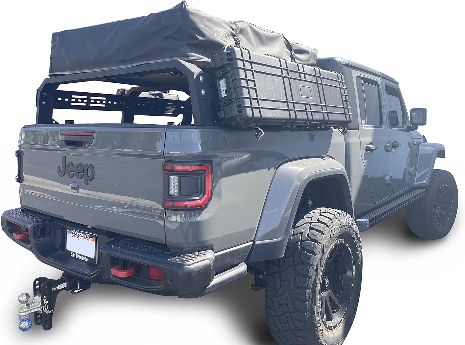 TKMAUTO Plus Truck Adjustable Bed Rack Cargo Carrier Compatible with Jeep Gladiator 2020 2021 2022