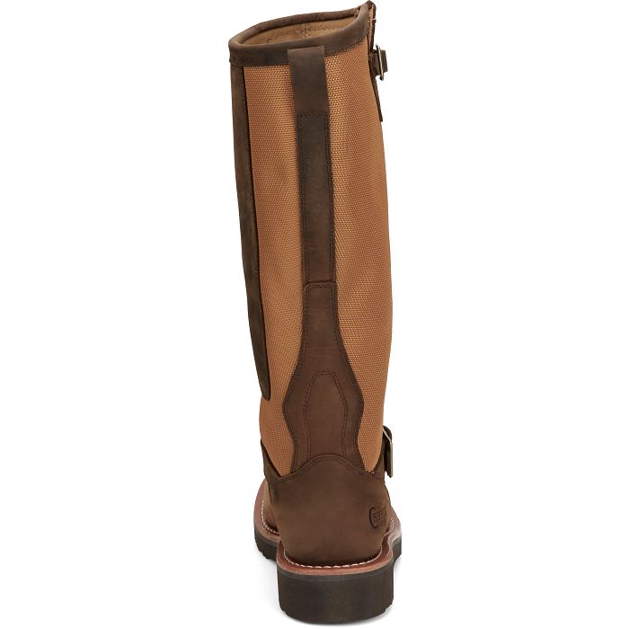 Chippewa Women’s Cottonwood 15″ Snake Hunt Boot -Brown- SN6914