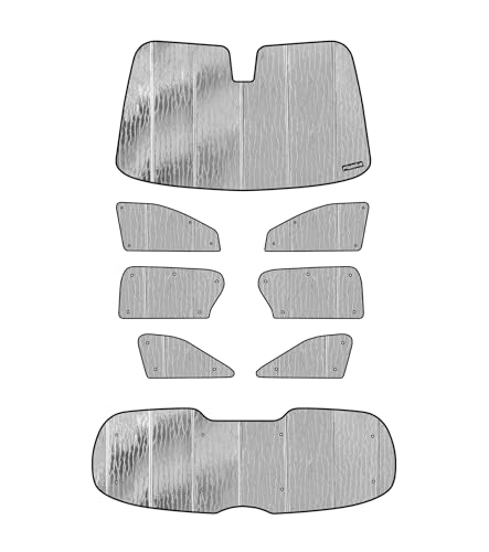 Window Sun Shade for 2011-2020 Toyota Sienna, Premium Folding Sunshade（Full Set