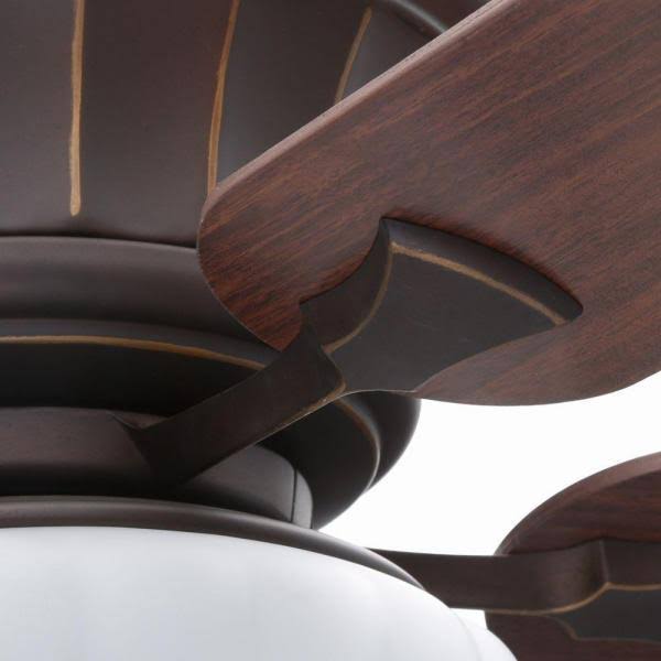 Hampton Bay Edenwilde 52 in. Indoor Oil Rubbed Bronze Ceiling Fan with Light Kit