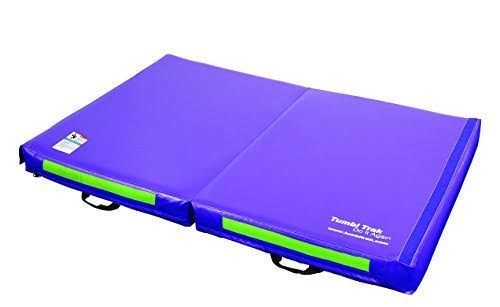 Tumbl Trak Folding Practice Mat, Purple, 4ft x 6ft x 6in