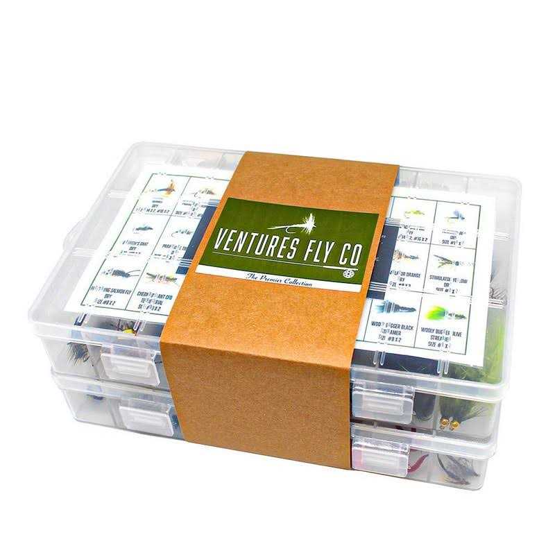 Ventures Fly Co. 122 Premium Hand Tied Fly Fishing Flies Assortment - Sports Supplies Online Store