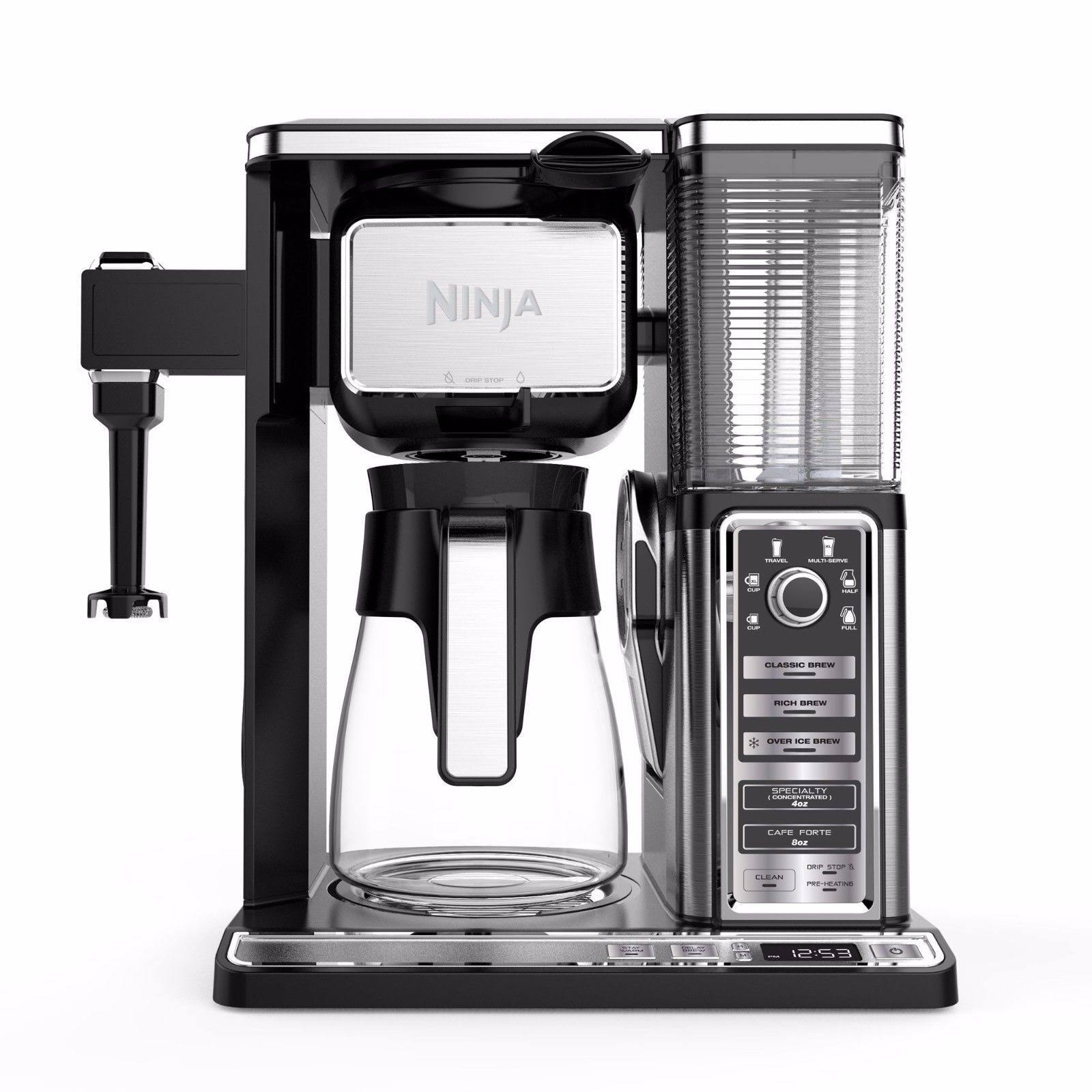 Ninja Coffee Bar Brewer with Glass Carafe - 10-Cup - Black/Stainless