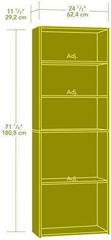 Scranton & Co 5-Shelf Bookcase in Highland Oak