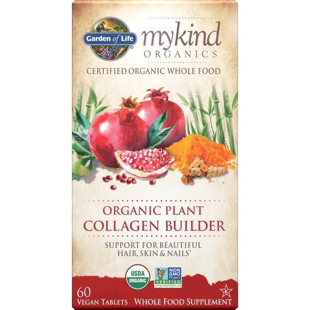 Mykind Organic Plant Collagen Build 60 tabs by Garden Of Life - Kansas Nuitrition - HNZSDS
