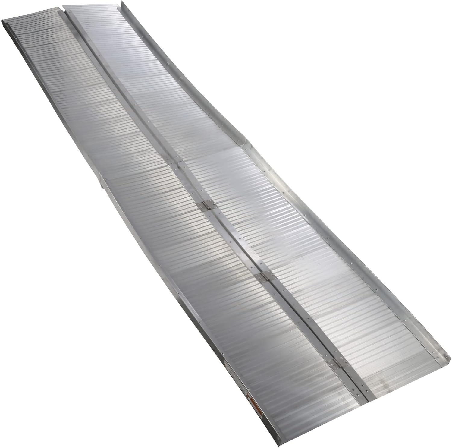 Wheelchair Ramps 8FT Folding Portable Traction Antiskid Aluminum Loading Ramp for Scooters Car Doorways