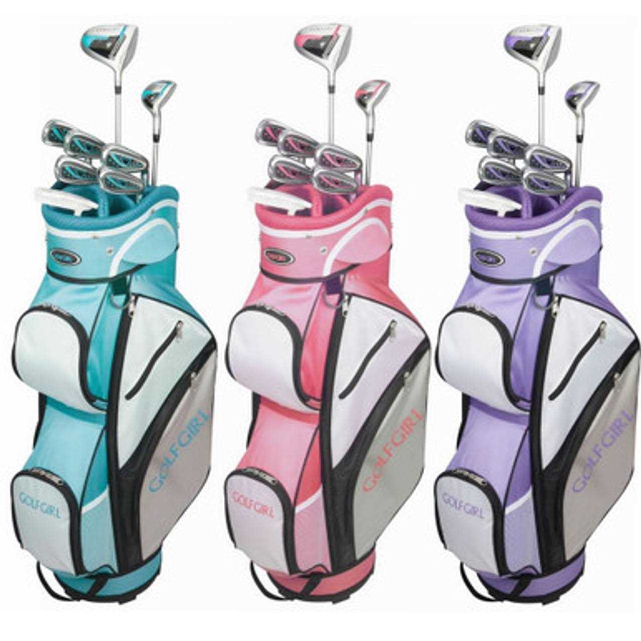GolfGirl FWS3 Ladies Golf Clubs Set with Cart Bag - Sports Supplies Online Store