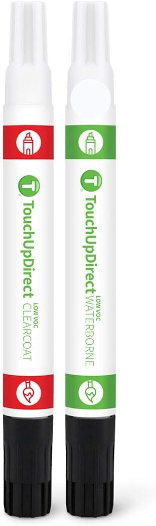 TouchUpDirect PW7 Bright White Compatible with Dodge Exact Match Touch Up Paint Aerosol - Essential Package Pack of 2