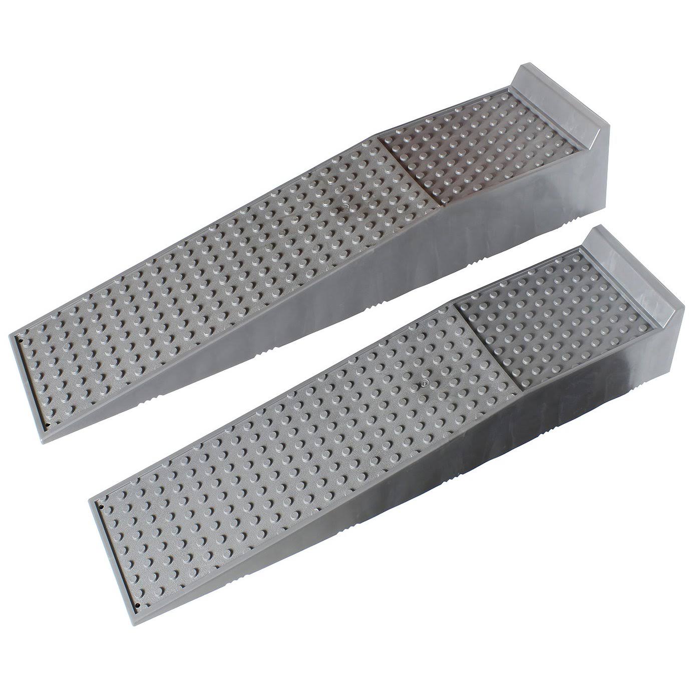 BISupply | Vehicle Service Ramp Set 6.6 inch Lift 5 Ton Truck Ramps, 2 Pack 0777