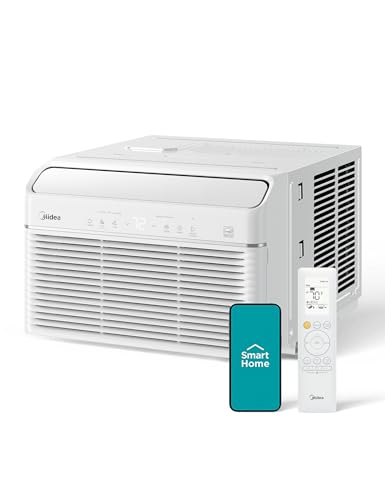 Midea 12,000 BTU Smart Inverter Air Conditioner Window Unit with Heat and Dehumidifier &ndash; Cools up to 550 Sq. Ft., Energy Star Rated