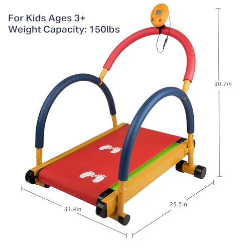 Kids Treadmill Workout Equipment - Indoor Toddler Gym, Toddler Treadmills for Home