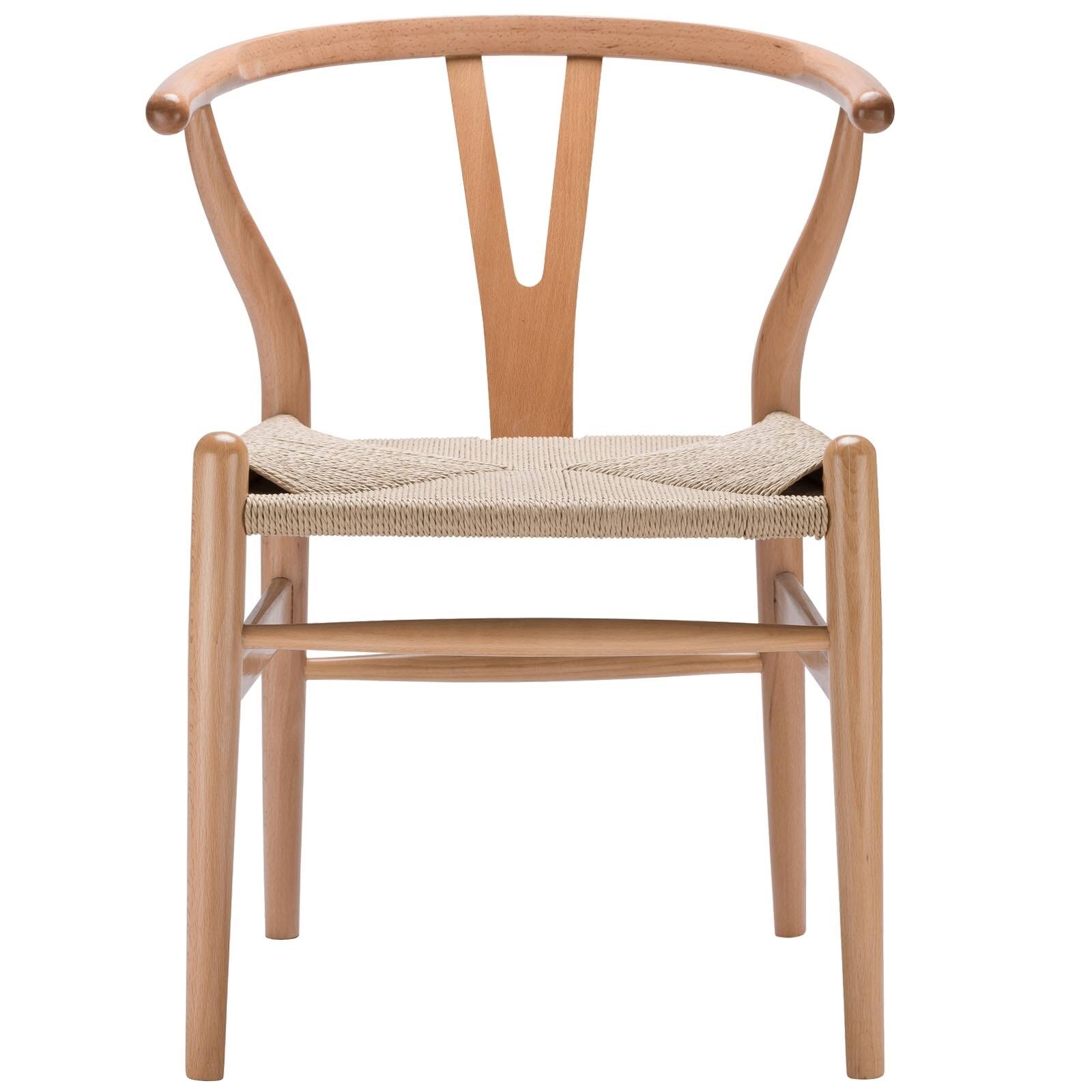 Poly and Bark Weave Chairs (Set of 2) (Black)