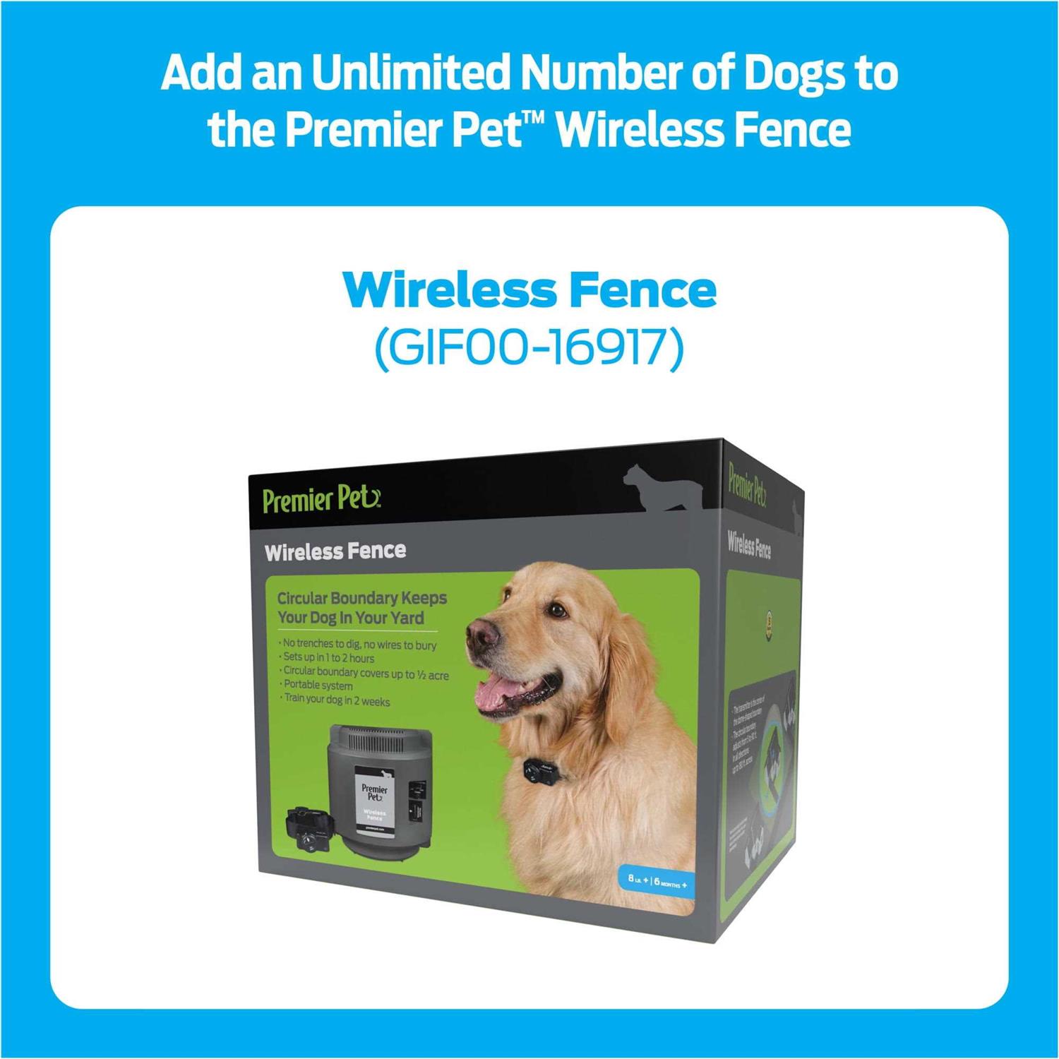 Premier Pet Wireless Add-A-Dog Collar - Pet Supplies online store