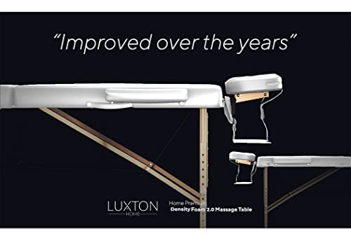 Luxton Home Premium Foam Massage Table Portable Foldable Massage Bed Height Adjustable