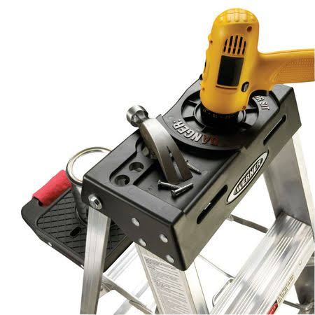 Werner 373 3 ft Aluminum Stepladder, 300 lb Capacity