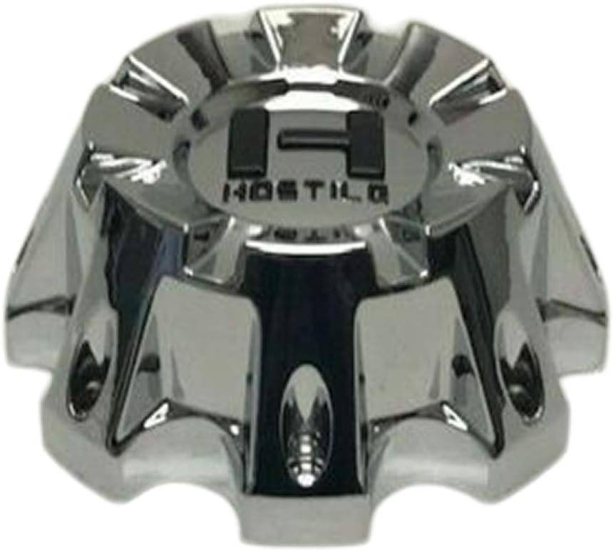 Hostile Chrome Wheel Center Cap HC-8002 HC-8001-B Pack of 2