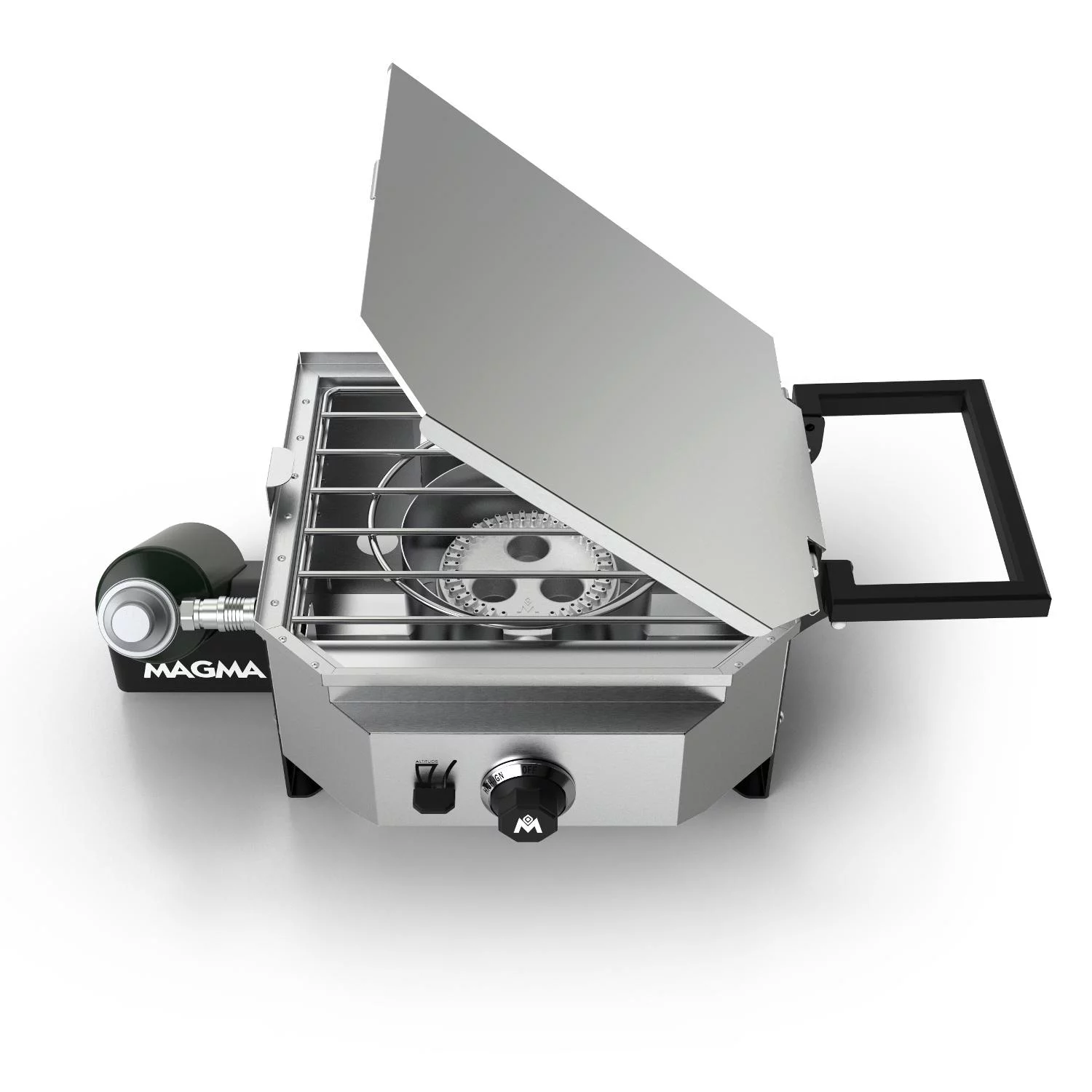 Magma Crossover Single Burner Camping Stove With Grill Top & Griddle Top