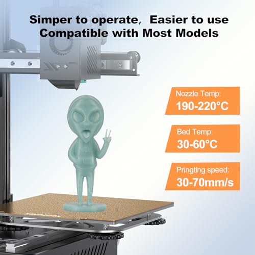 Kingroon Silk PLA Bundle 3D Printer Filament, Dimensional Accuracy +/- 0.03 mm, 10 kg Spool(22lbs)