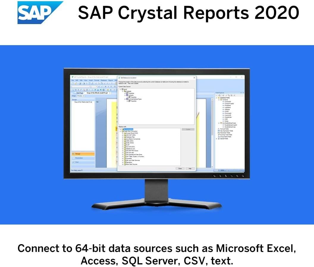 SAP Crystal Reports 2020 Reporting Software [64-Bit] [PC Download]