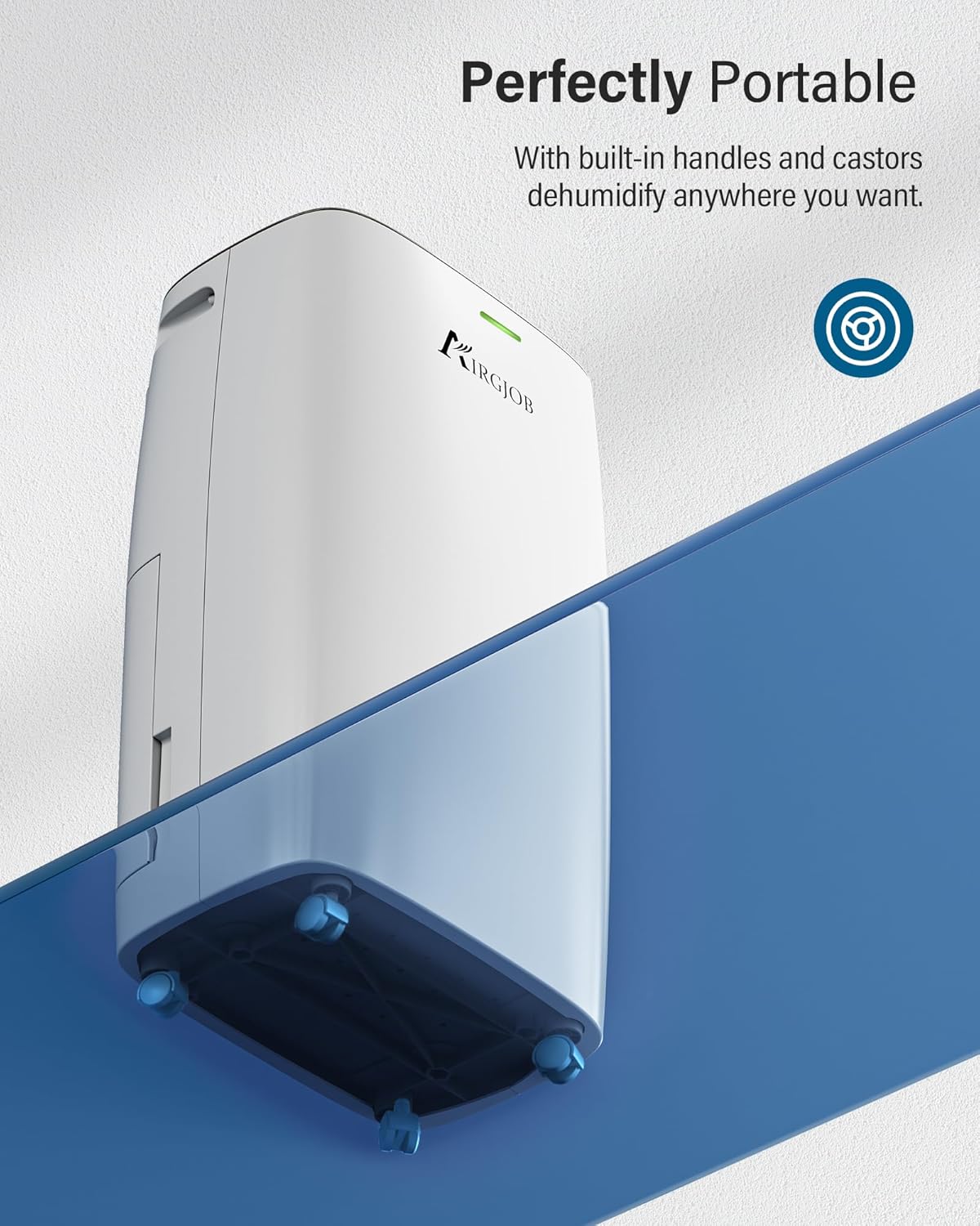 32-Pint Dehumidifier for Basement and Large Room - 2000 Sq. Ft, Quiet Dehumidifier for Large Capacity Room Home Bathroom Basements