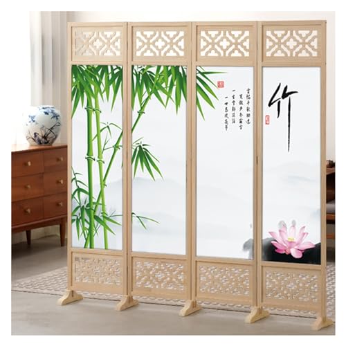 Room Dividers and Folding Privacy Screens 180 200cm Tall, Hotel Office Porch Teahouse Temporary Wall Fencing