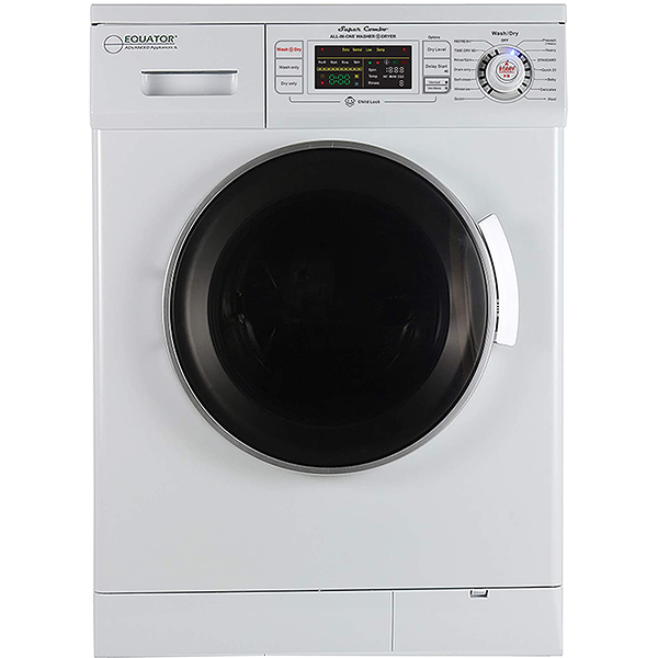 Equator 2020 24&prime;&prime; Combo Washer Dryer White Winterize+Quiet