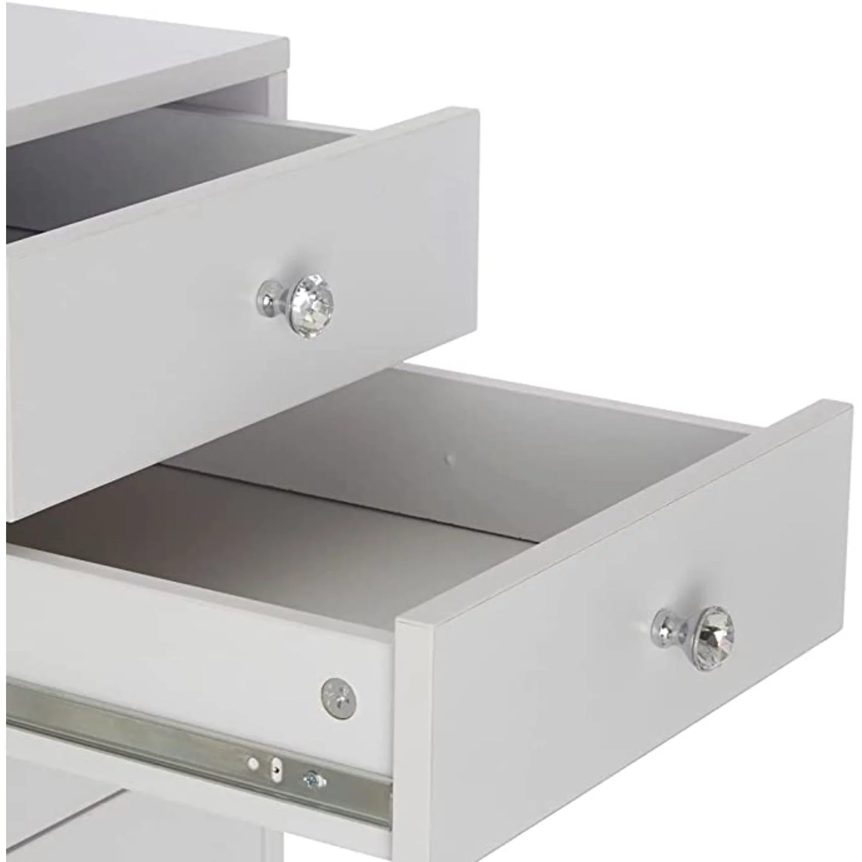 Impressions Vanity Slaystation 9 Drawer Makeup Vanity Storage Unit with Soft Close Dresser