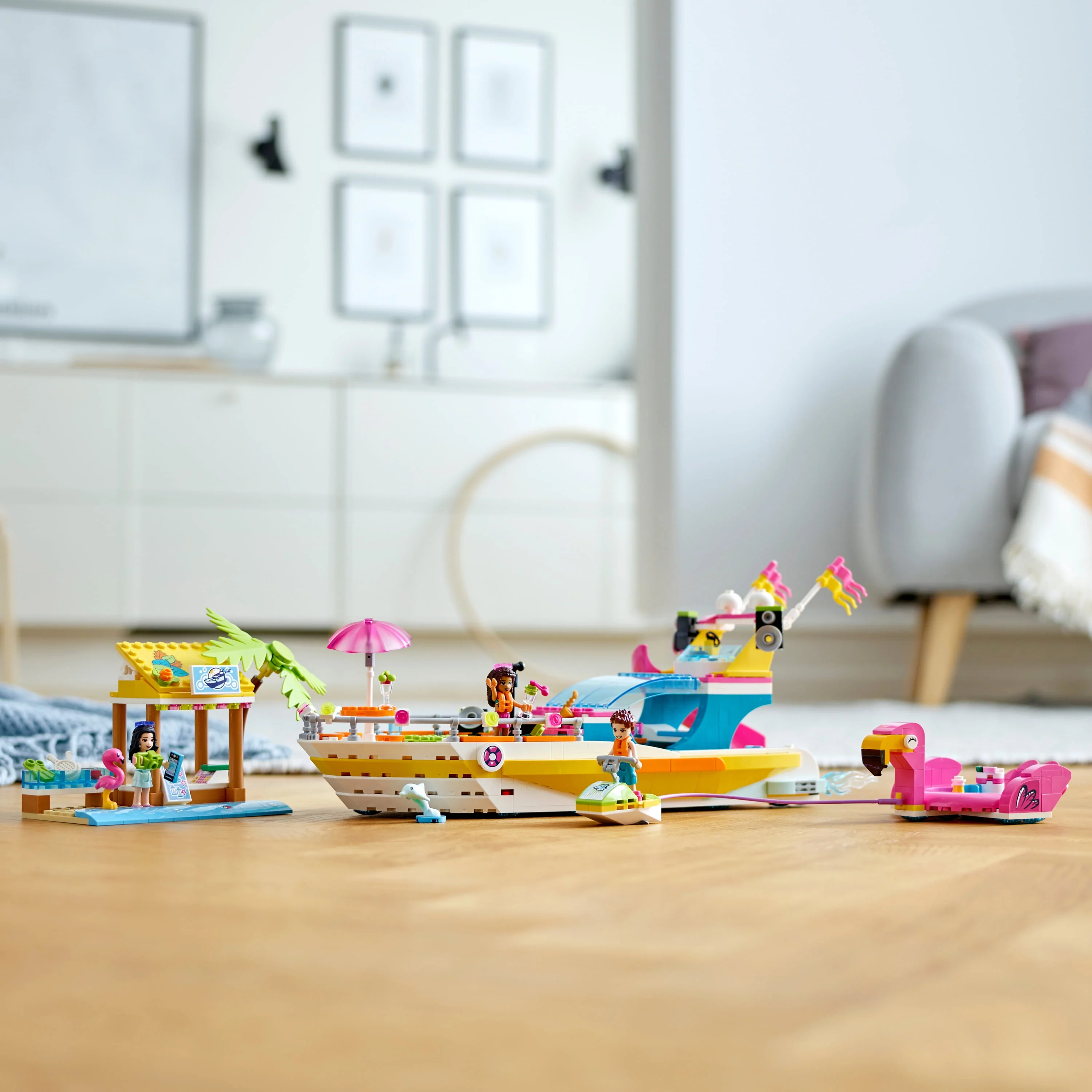 LEGO Friends Party Boat 41433 Interlocking Block Building Set