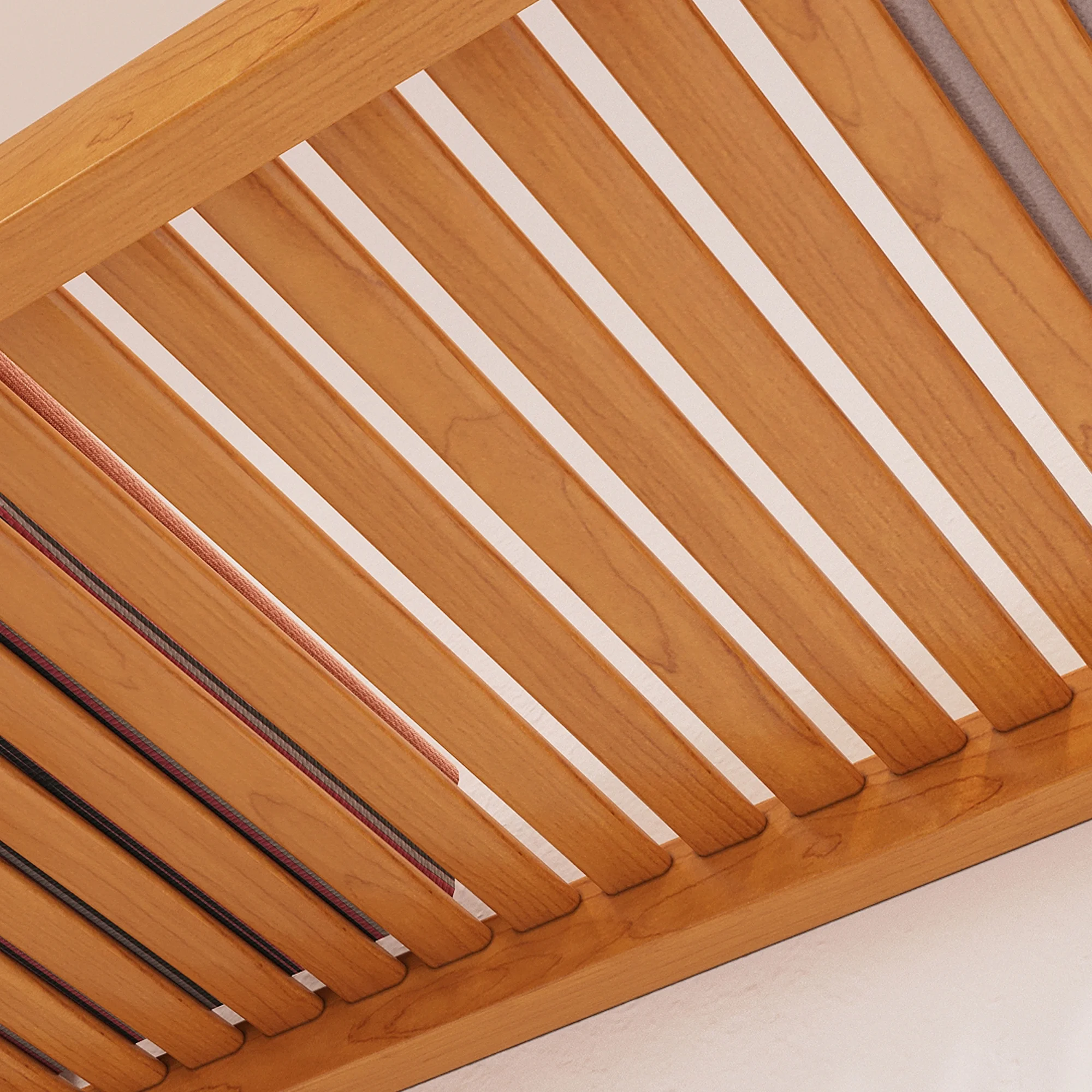 Wood Reach-In Closet System Honey Maple Finish