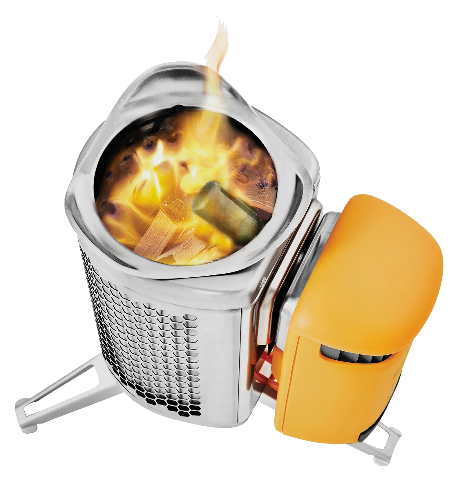 BioLite - CampStove 2 + - Silver and Yellow - CSC0200 - Radiant Selections