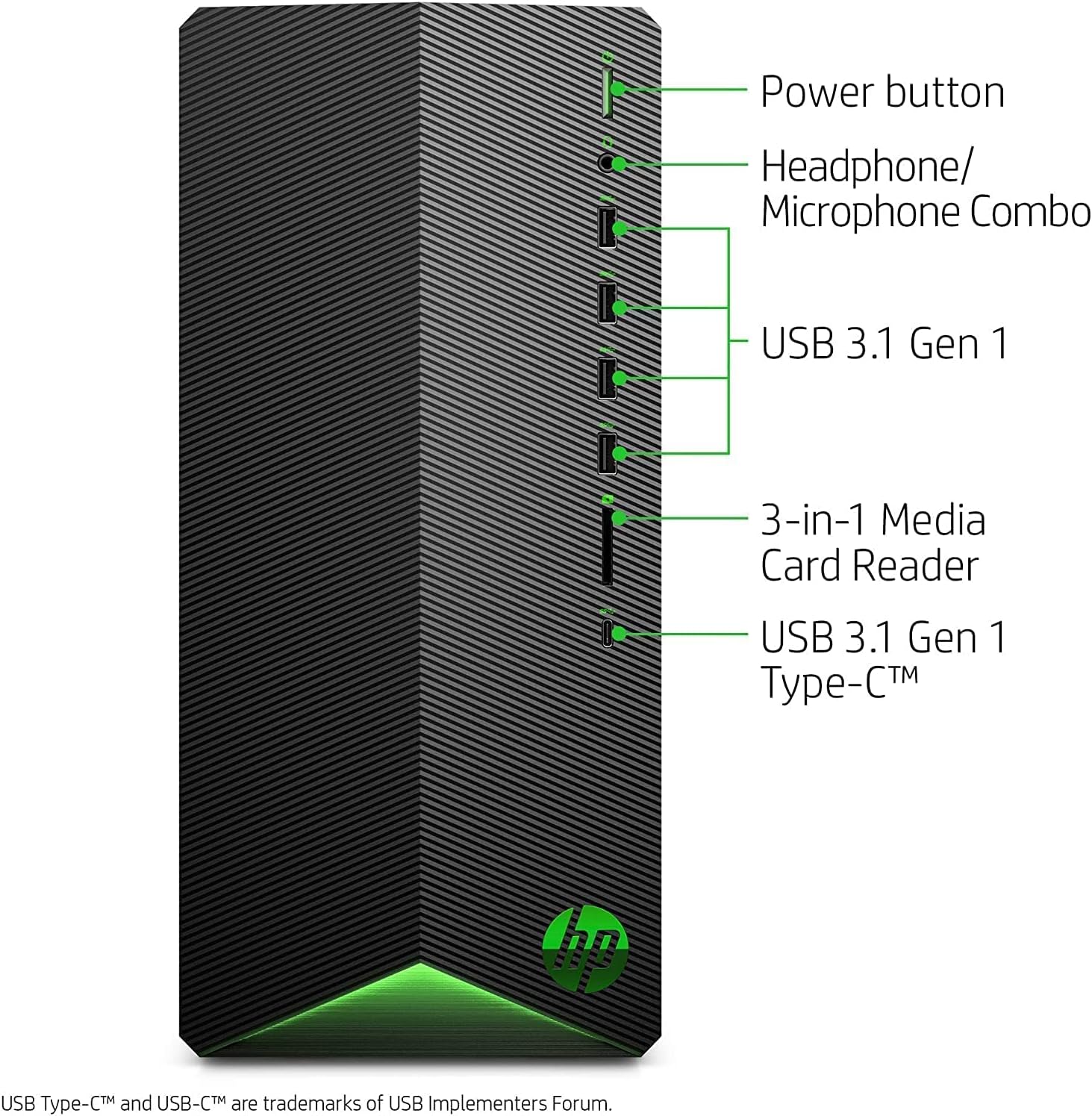 HP 2022 Newest Pavilion Gaming Desktop, Intel Core i5-10400F 6-Core Processor, NVIDIA GeForce GTX 1650 Graphics, 16GB RAM, 512GB PCIe NVMe SSD, HDMI