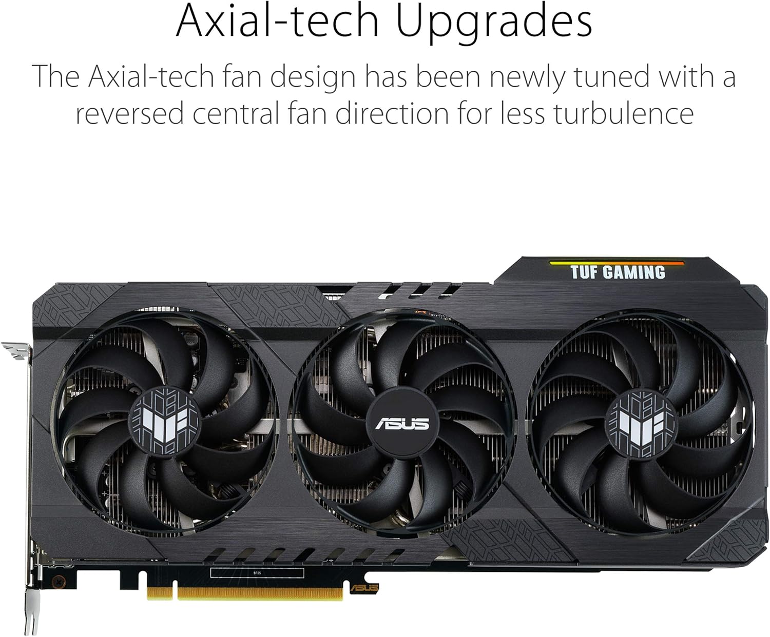 ASUS TUF Gaming NVIDIA GeForce RTX 3060 OC Edition Graphics Card (PCIe 4.0, 12GB GDDR6, HDMI 2.1, DisplayPort 1.4a, Dual ball Fan Bearings