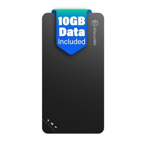 GlocalMe U3 4G LTE Mobile Hotspot, Portable WiFi Hotspot for Travel in 200+ Countries, No SIM Card Needed