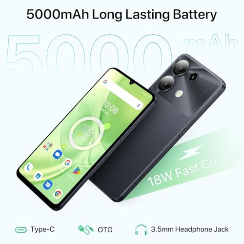 UMIDIGI G9 5G Cell Phone, Android 14 Unlocked Phones, 12(6+6) GB +128GB/1TB TF Expand, 5G Dual SIM, 50MP Camera, 6.75" HD+ 90Hz Display