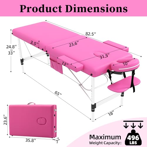 civama Massage Table Massage Bed Portable