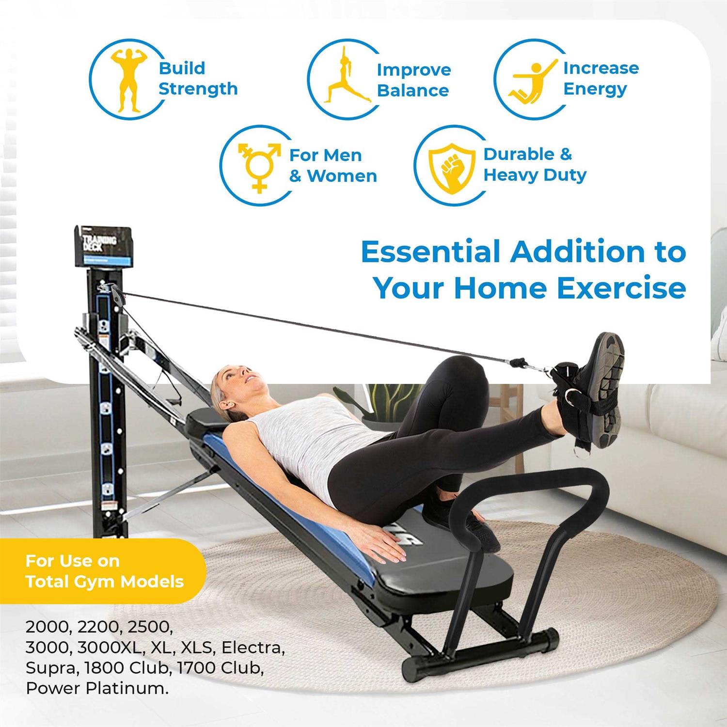 Total Gym Men/Women Total Body Pilates Workout Kit with Instructional DVD Video - Sports Supplies Online Store
