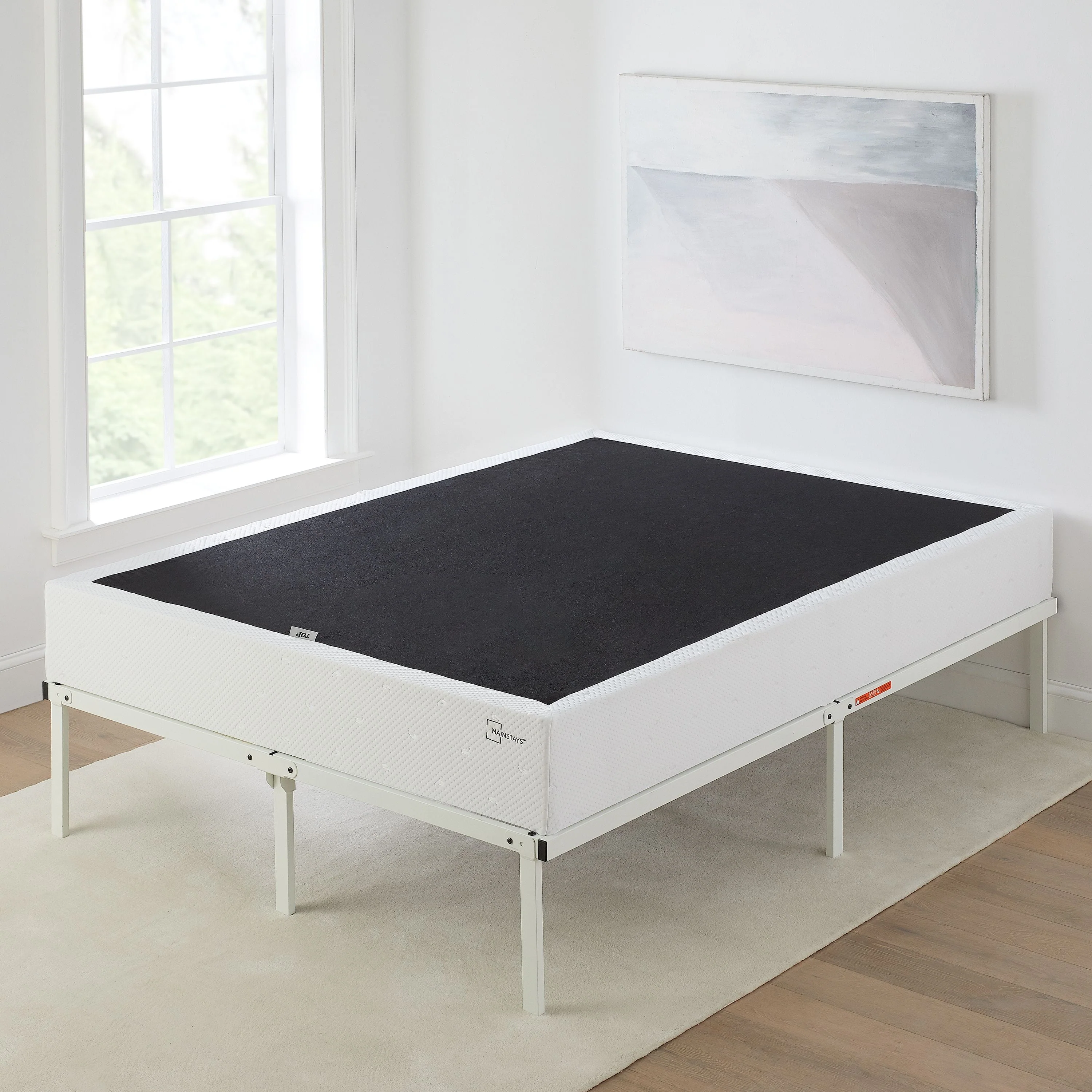 Mainstays 9 Queen High Profile Easy Assembly Smart Metal Box Spring